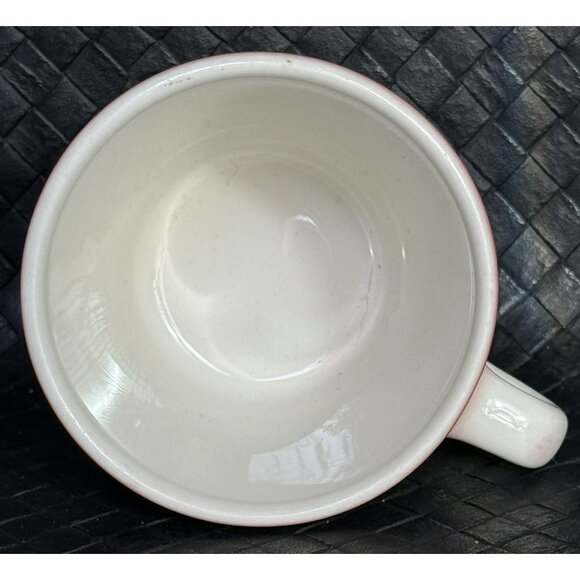 Homer Laughlin HEAVY Restaurant Ware Pink Red Ombre White Coffee Cup Saucer Set - Picture 4 of 13
